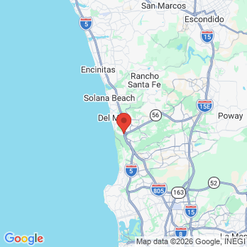 Map to Curtis Chan DDS office in Del Mar, CA