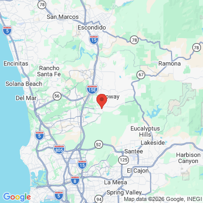 Map to  office in Poway, CA