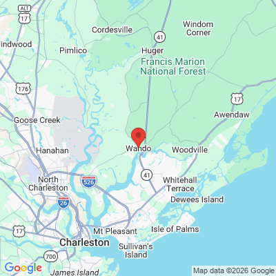Map to  office in Wando, SC