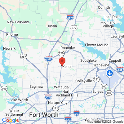 Map to  office in Fort Worth, TX