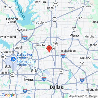 Map to  office in Dallas, TX