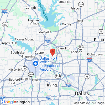 Map to  office in Irving, TX