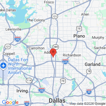 Map to For You Dental  office in Dallas, TX