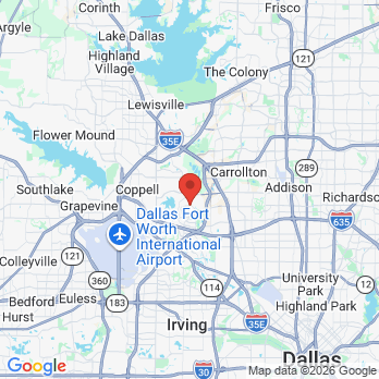 Map to Dr. Marshall Olson ( Eco Dental & Wellness ) office in Irving, TX