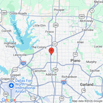 Map to  office in Plano, TX