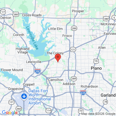 Map to  office in Carrollton, TX