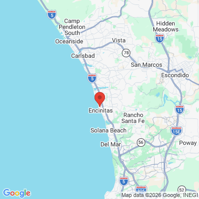 Map to  office in Encinitas, CA