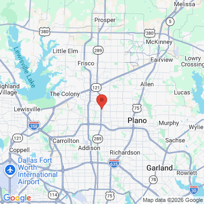 Map to  office in Plano, TX