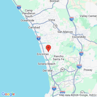 Map to  office in Encinitas, CA