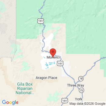 Map to Morenci Dental Clinic office in Morenci, AZ