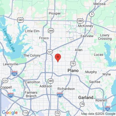 Map to  office in Plano, TX