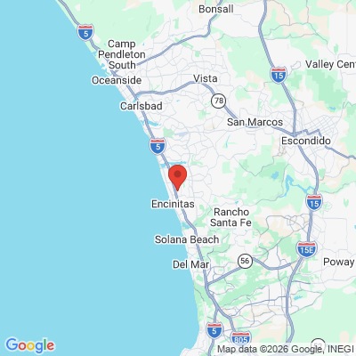 Map to  office in Encinitas, CA