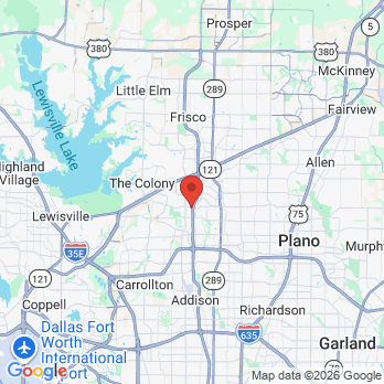 Map to Parkhaven Dental Care office in Plano, TX