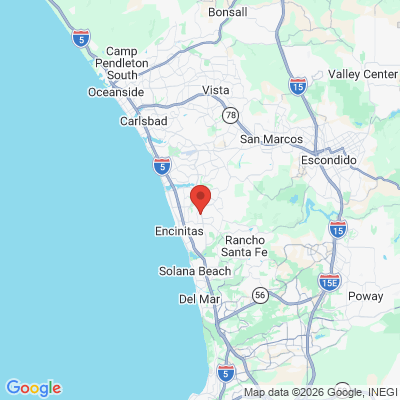Map to  office in Encinitas, CA