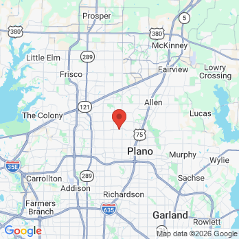 Map to Shifa Dental office in Plano, TX
