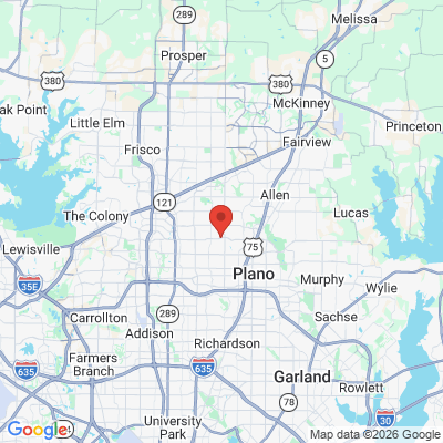Map to  office in Plano, TX