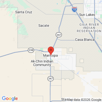 Map to Maricopa  Family Dentistry and Orthodontics office in Maricopa, AZ