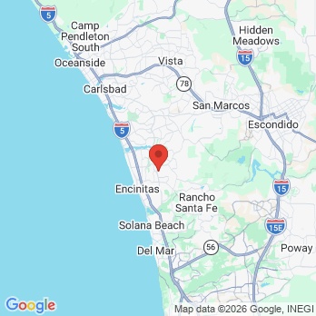 Map to Encinitas Dental Group office in Encinitas, CA