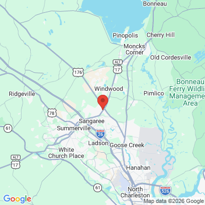 Map to  office in Summerville, SC
