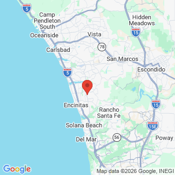 Map to Encinitas Endodontic Specialists office in Encinitas, CA