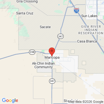 Map to Dentistry at Maricopa office in Maricopa, AZ