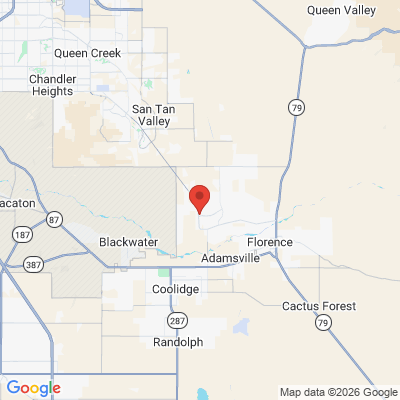 Map to  office in Florence, AZ