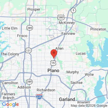 Map to Propel Dental Partners office in Plano, TX