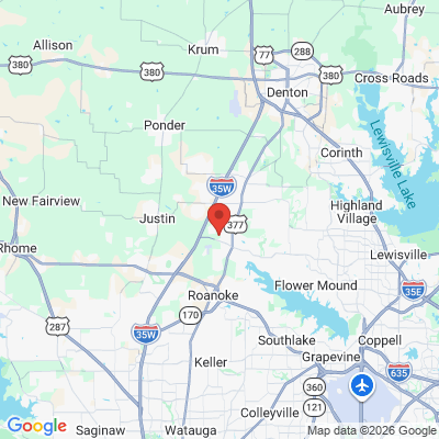 Map to  office in Argyle, TX