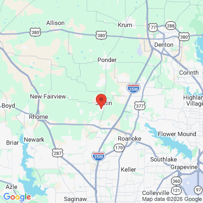 Map to  office in Justin, TX