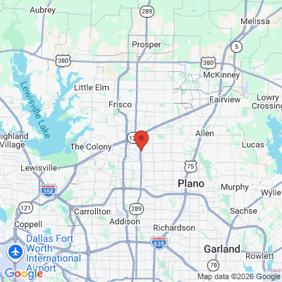 Map to  office in Plano, TX