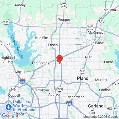 Map to  office in Plano, TX