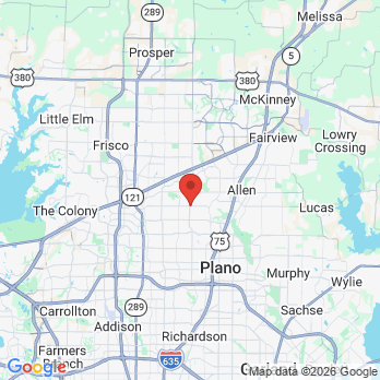Map to Suzuki Dental office in Plano, TX