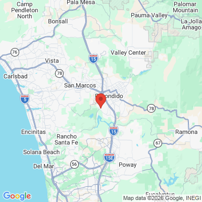 Map to  office in Escondido, CA