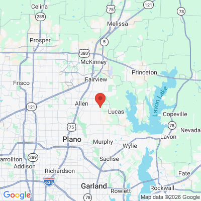 Map to  office in Lucas, TX
