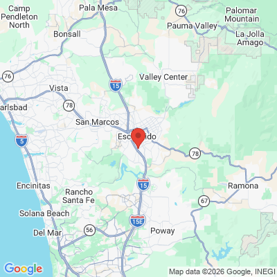 Map to  office in Escondido, CA