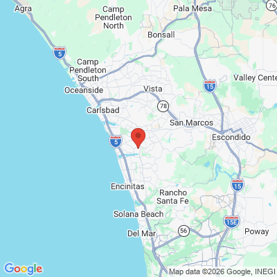 Map to  office in Carlsbad, CA