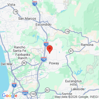 Map to Pomerado Oral Surgery office in Poway, CA