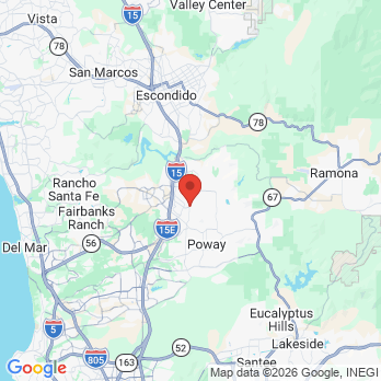 Map to Poway Pediatric Dentistry office in Poway, CA