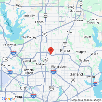 Map to  office in Plano, TX
