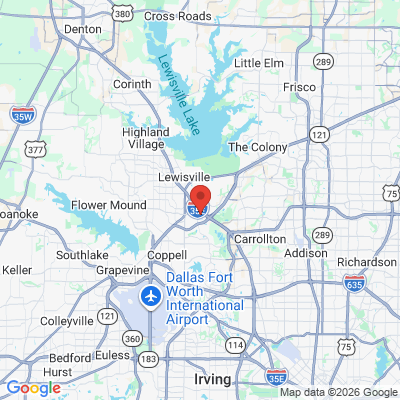 Map to  office in Lewisville, TX