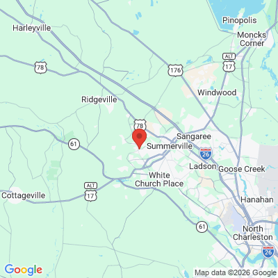 Map to  office in Summerville, SC
