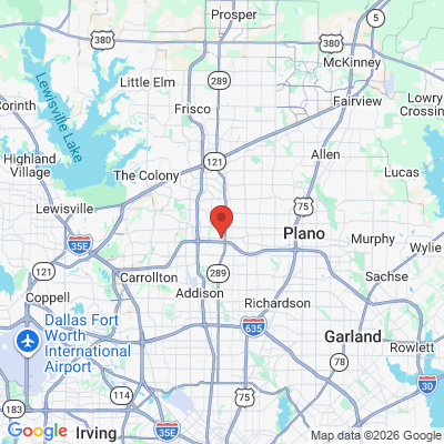 Map to  office in Plano, TX
