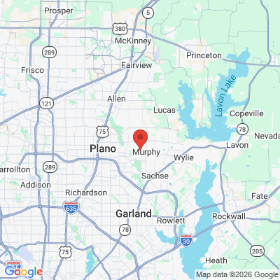 Map to  office in Murphy, TX