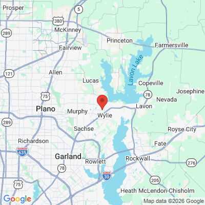 Map to  office in Wylie, TX