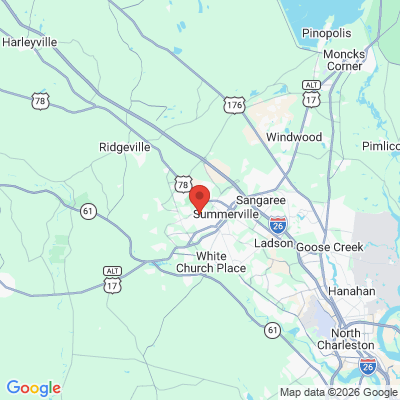 Map to  office in Summerville, SC