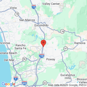 Map to RB Family and cosmetic family dentistry  office in San Diego, CA
