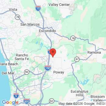 Map to Mobilia John a DDS office in San Diego, CA