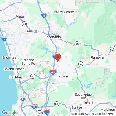 Map to Mobilia John a DDS office in San Diego, CA