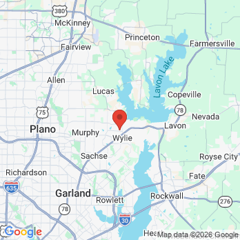 Map to Kids Dental office in Wylie, TX