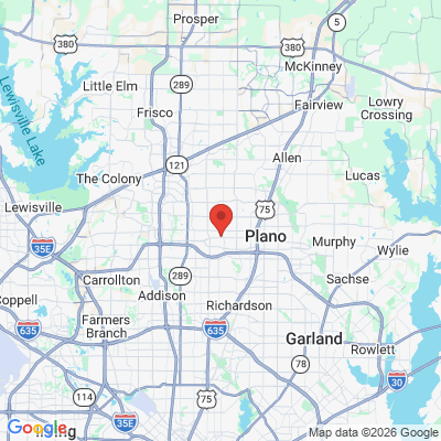 Map to  office in Plano, TX